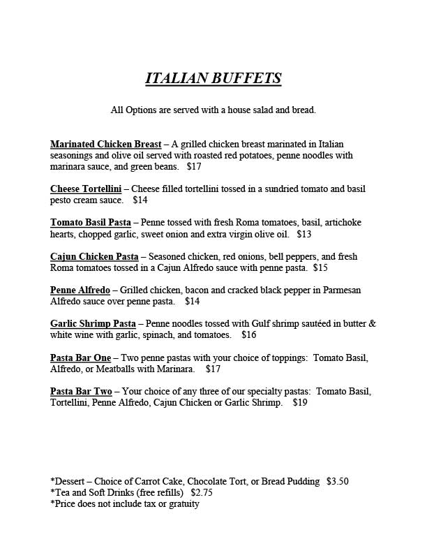 Catering Menu for Baxter's Interurban Grill - Page 5